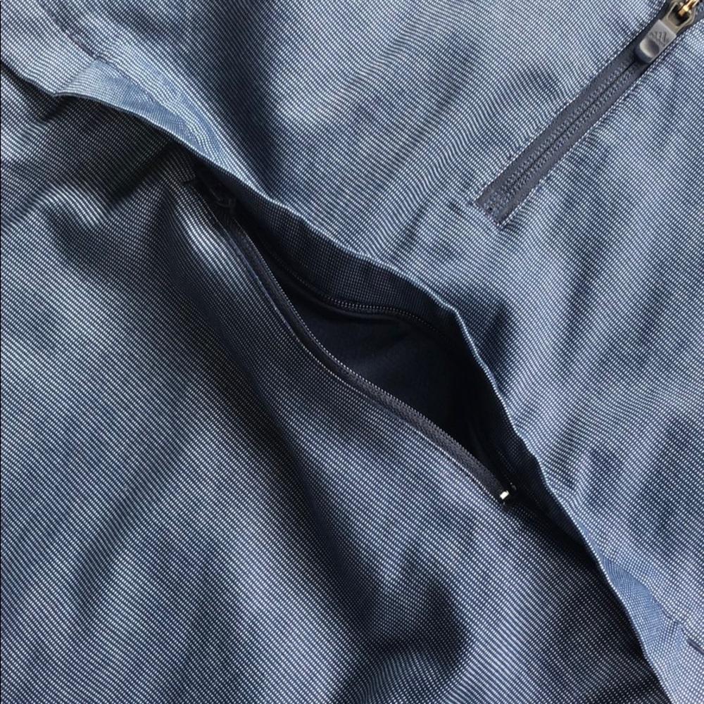 Adidas 1/4 Zip Performance Pullover With Hood Navy - image 3